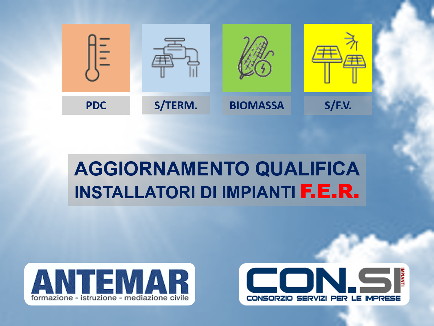 Aggiornamento qualifica FER - Antemar - CON.SI